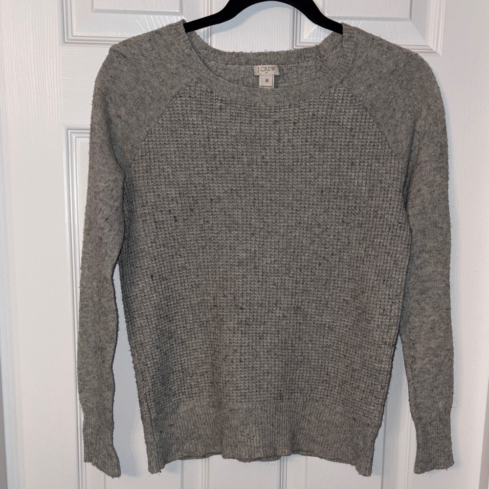J. Crew Heather Gray Crew Neck Sweater